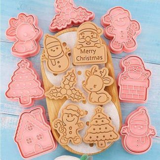 Karácsonyi süteményformák (8 süteményformák)