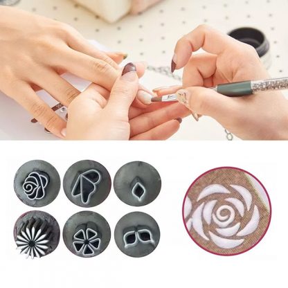 NailArt bélyegkészlet (15 db)