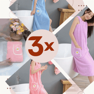 3X Ultra puha viselhető fürdőlepedő